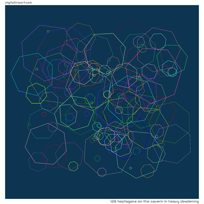 The Cavern in Heavy Deadening — 128 heptagons