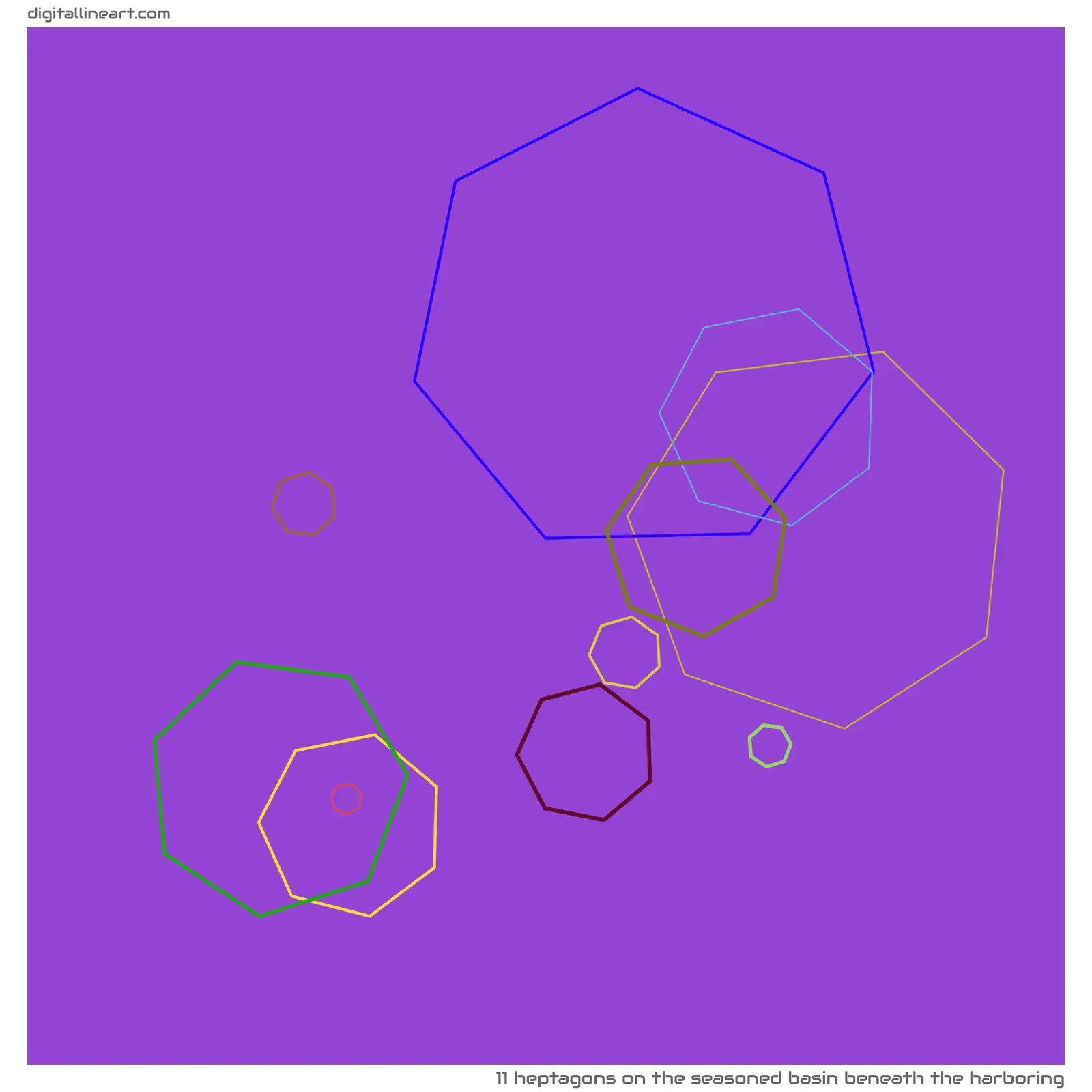 The Seasoned Basin beneath the Harboring — 11 heptagons