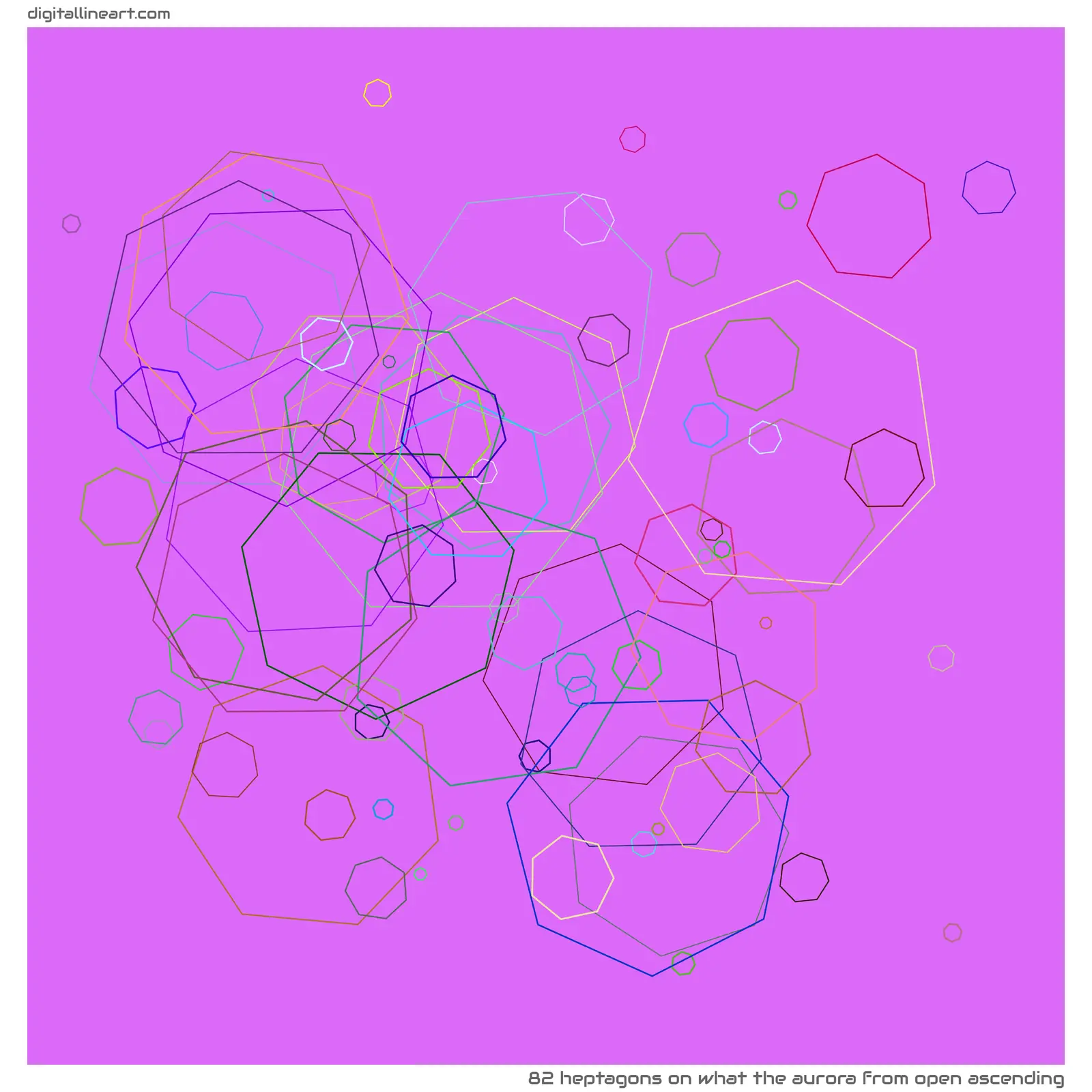 What the Aurora from Open Ascending — 82 heptagons