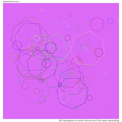 What the Aurora from Open Ascending — 82 heptagons