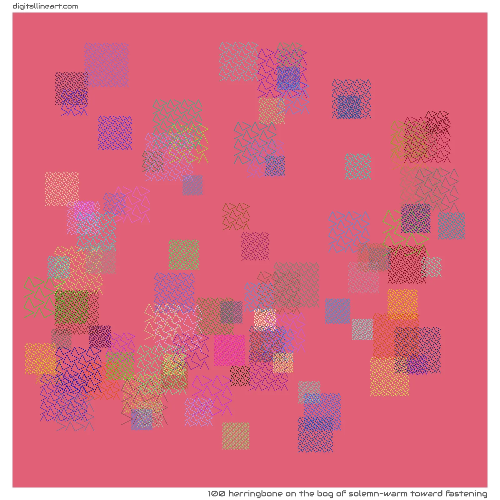 The Bog of Solemn-warm toward Fastening — Herringbone, 100 elements
