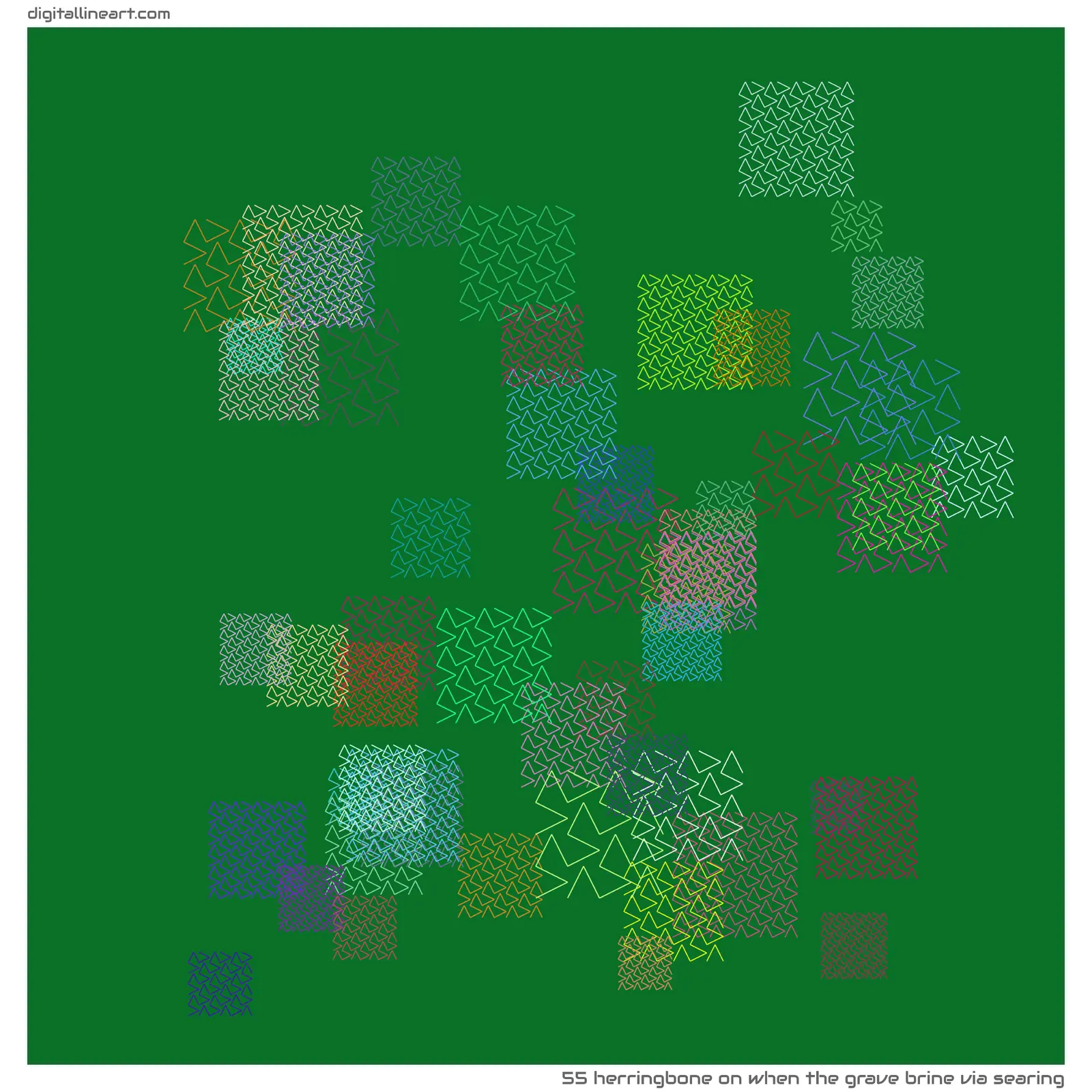 When the Grave Brine via Searing — Herringbone, 55 elements
