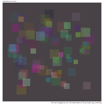 The Bedrock of Overcast by Rotting — Herringbone, 75 elements