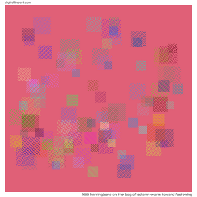 The Bog of Solemn-warm toward Fastening — Herringbone, 100 elements
