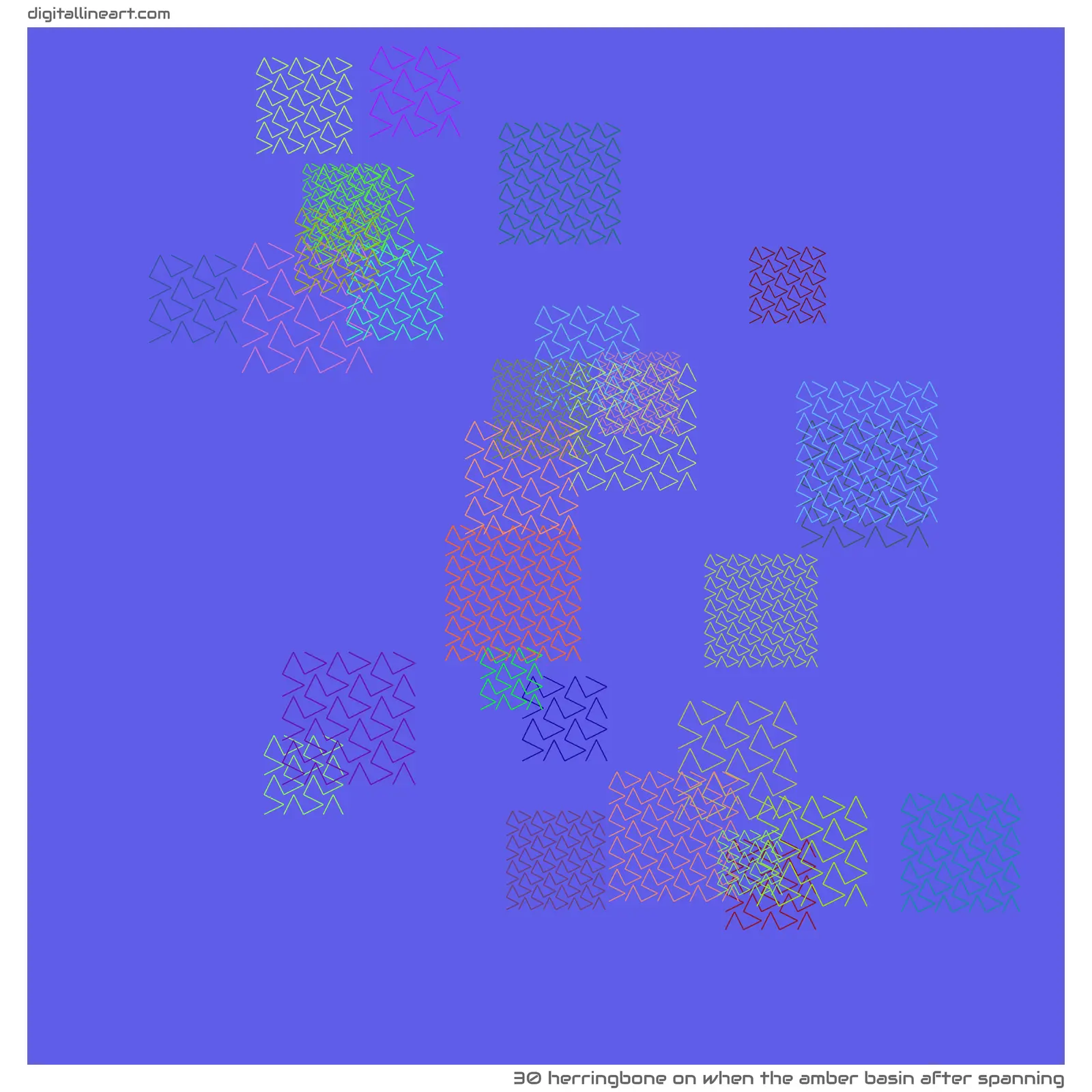When the Amber Basin after Spanning — Herringbone, 30 elements