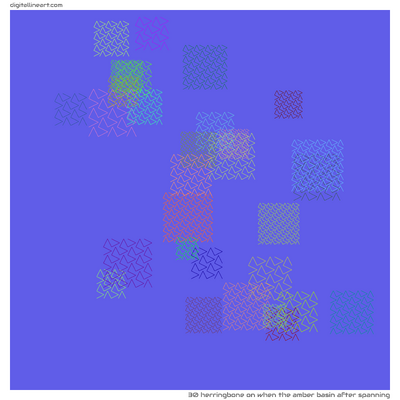 When the Amber Basin after Spanning — Herringbone, 30 elements