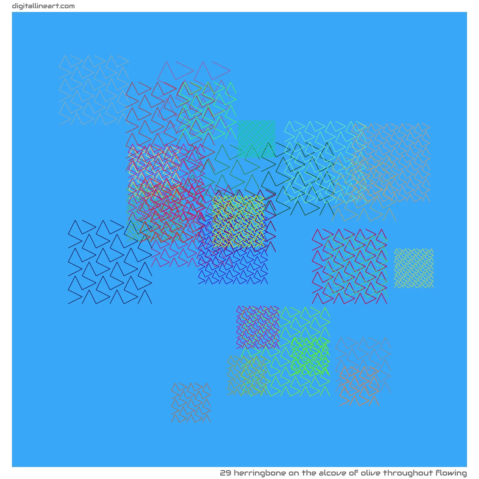 The Alcove of Olive throughout Flowing — Herringbone, 29 elements