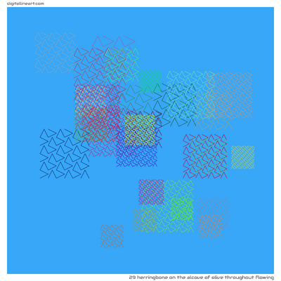 The Alcove of Olive throughout Flowing — Herringbone, 29 elements