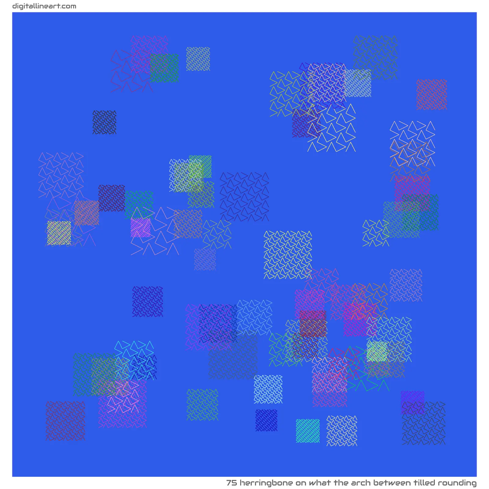 What the Arch between Tilled Rounding — Herringbone, 75 elements