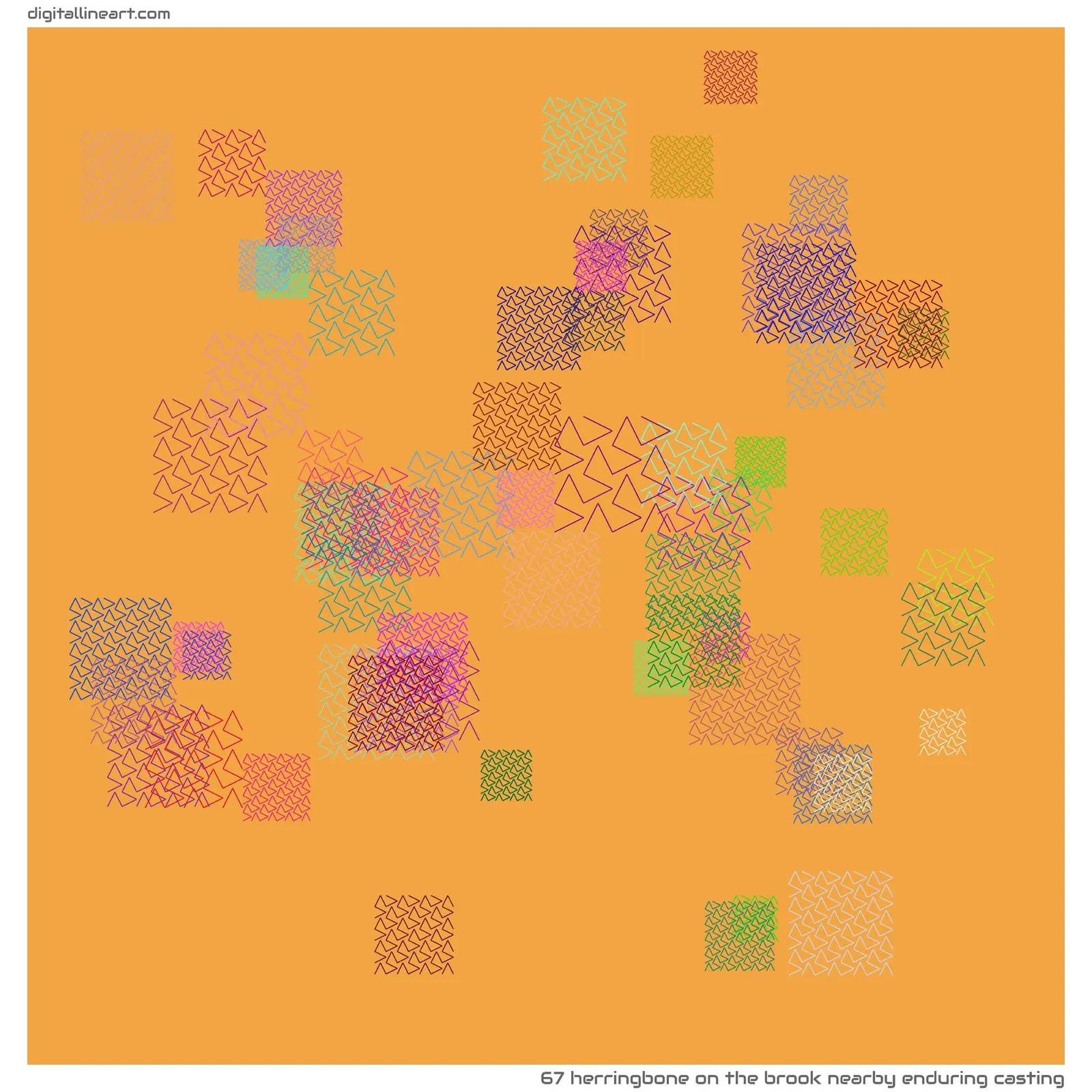 The Brook nearby Enduring Casting — Herringbone, 67 elements