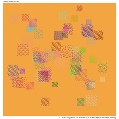 The Brook nearby Enduring Casting — Herringbone, 67 elements