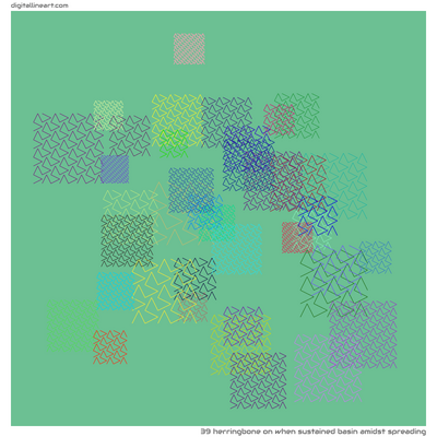 When Sustained Basin amidst Spreading — Herringbone, 39 elements