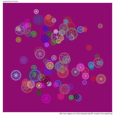 Full-bodied Bluff Inside the Seeding — 89 hex signs
