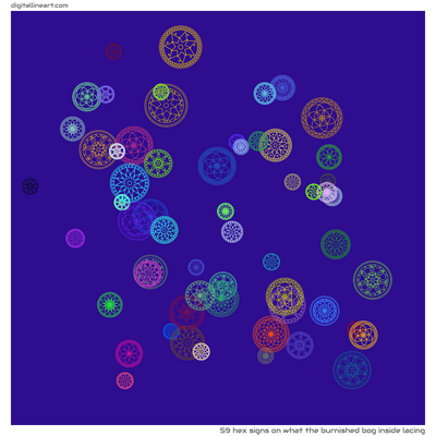 What the Burnished Bog Inside Lacing — 59 hex signs