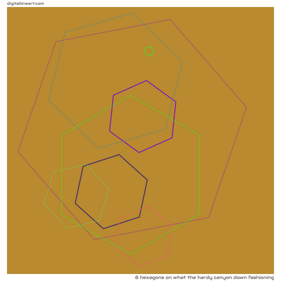 What the Hardy Canyon down Fashioning — 8 hexagons