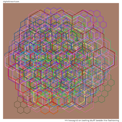 44 Hexagrid in Lasting Bluff beside the Fashioning