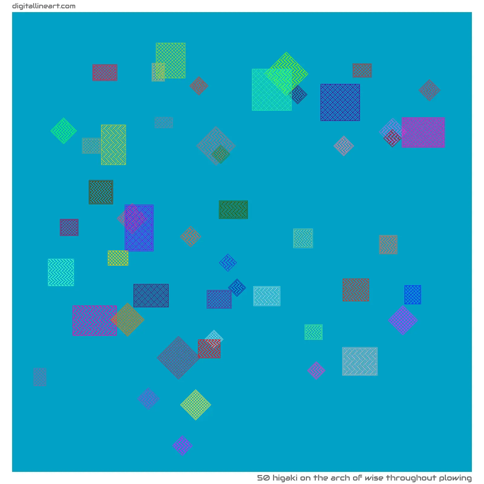 The Arch of Wise throughout Plowing — Higaki, 50 elements