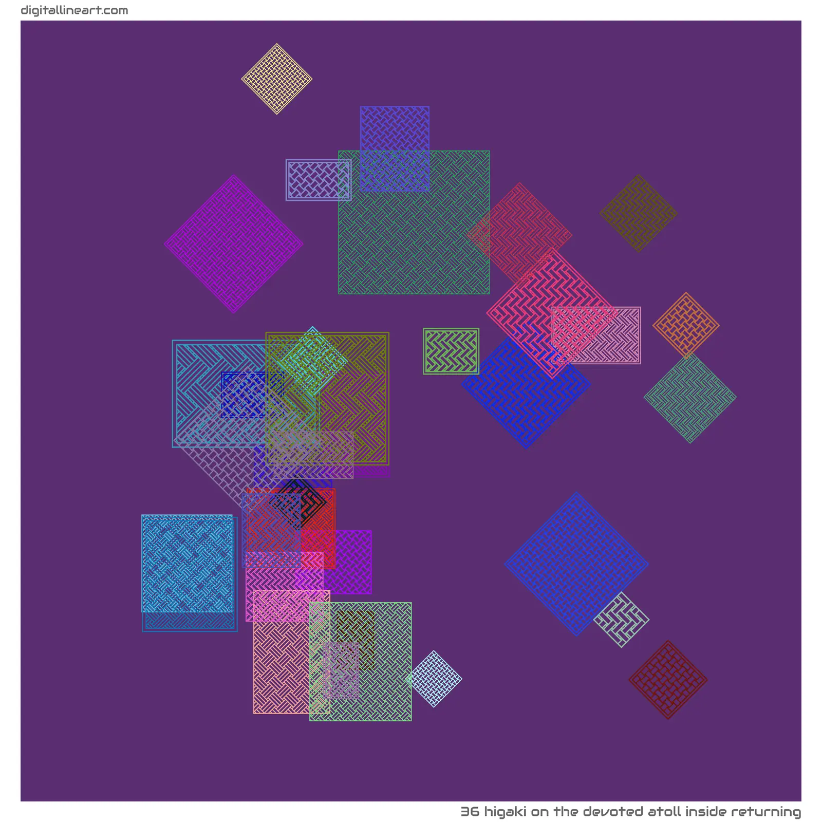 The Devoted Atoll Inside Returning — Higaki, 36 elements