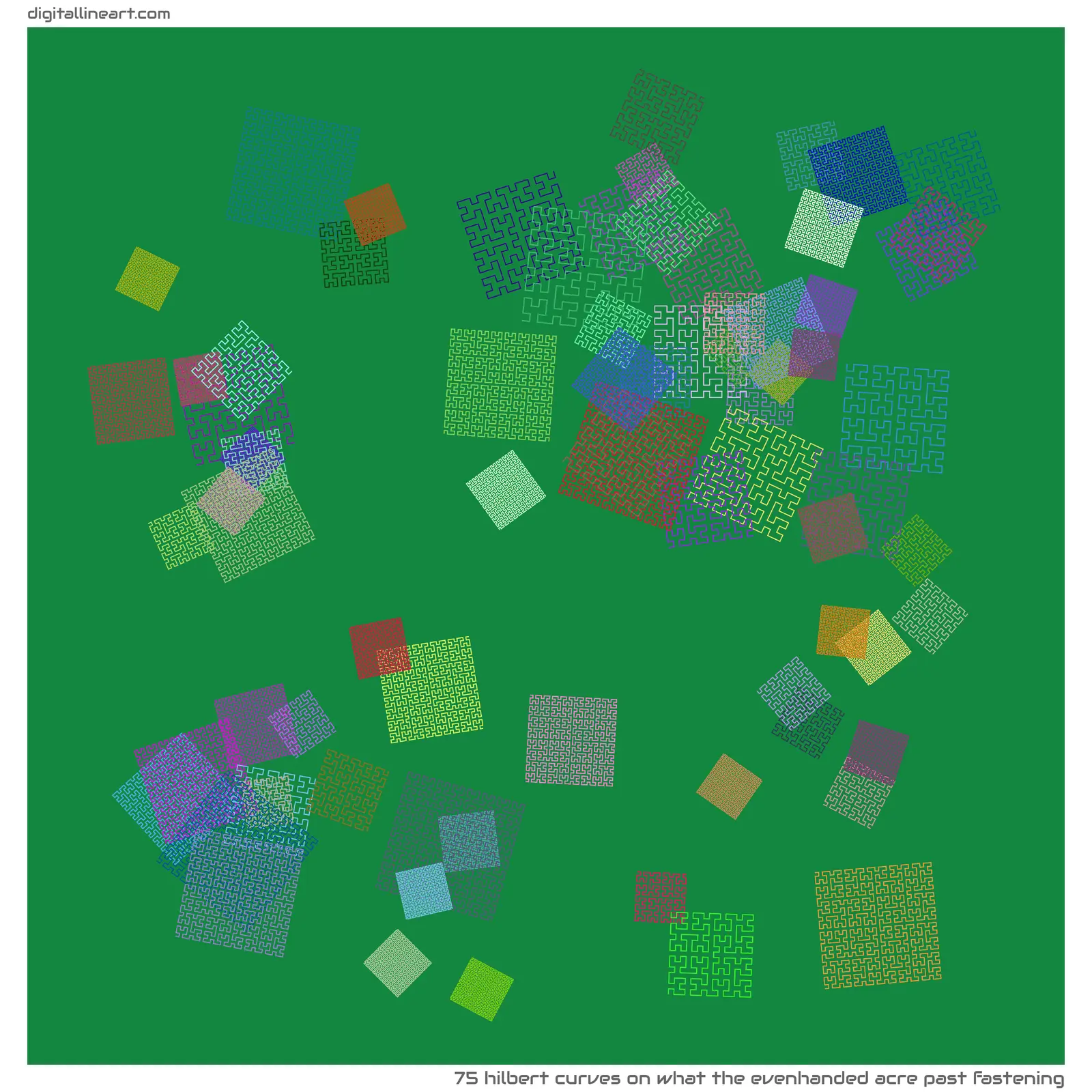 What the Evenhanded Acre past Fastening — 75 Hilbert curves