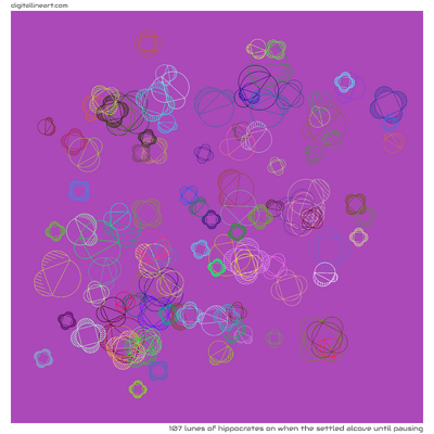 When the Settled Alcove until Pausing — 107 lunes of hippocrates