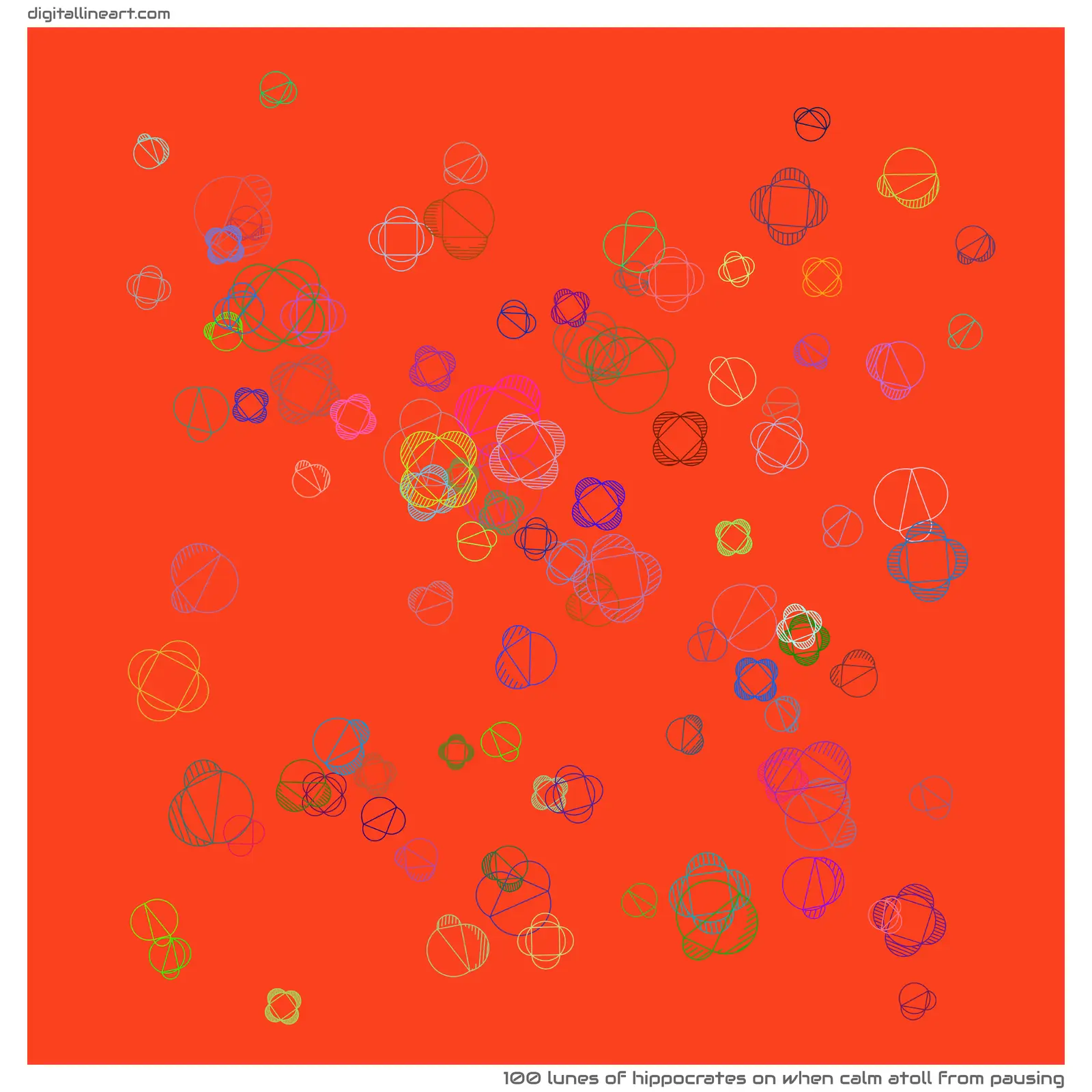 When Calm Atoll from Pausing — 100 lunes of hippocrates