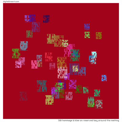 Reserved Bay Around the Melting — Hommage à Klee, 50 elements