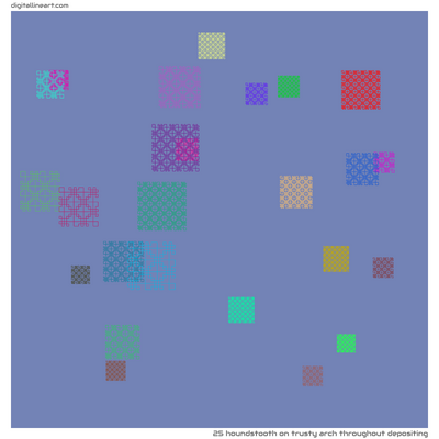 Trusty Arch throughout Depositing — Houndstooth, 25 elements