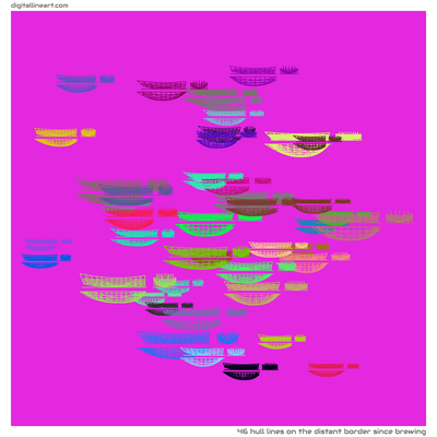 The Distant Border Since Brewing — 46 hull lines