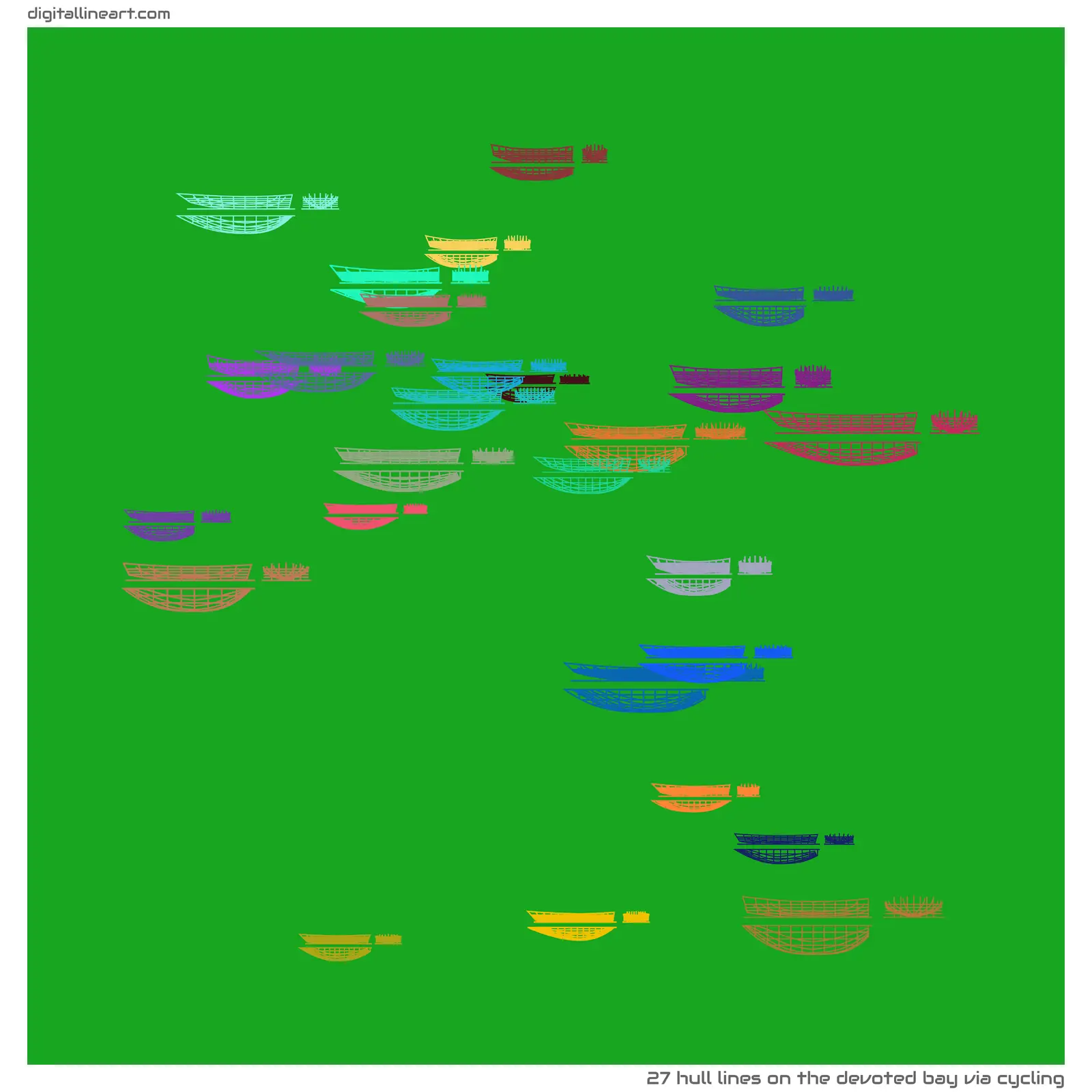 The Devoted Bay via Cycling — 27 hull lines
