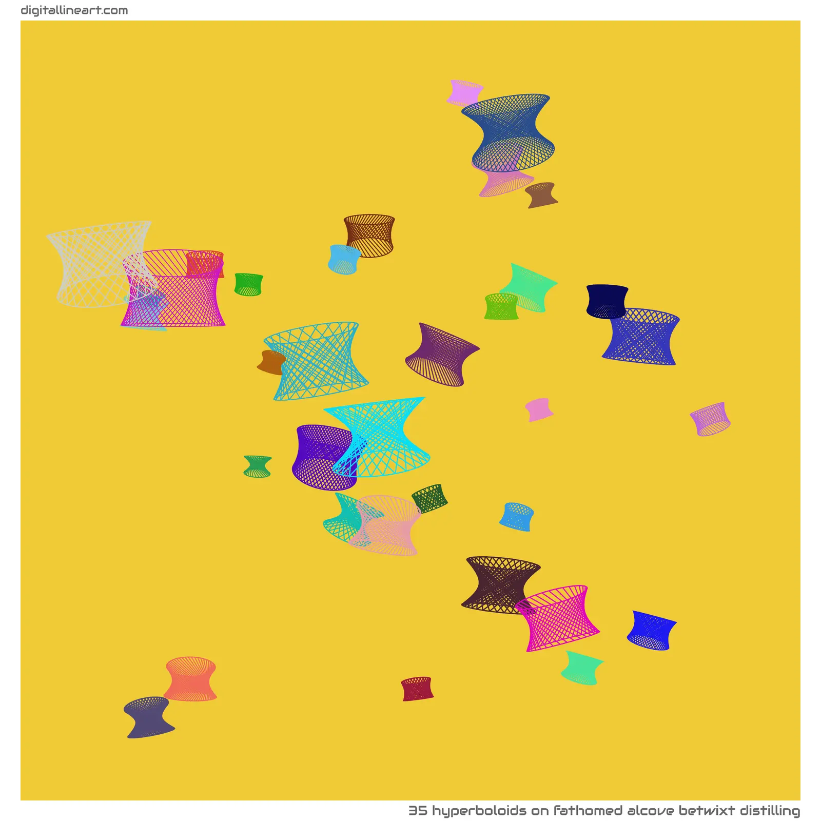 Fathomed Alcove betwixt Distilling — 35 hyperboloids