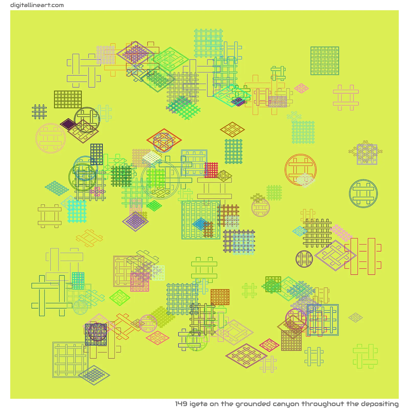 The Grounded Canyon throughout the Depositing — Igeta, 149 elements
