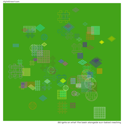 What the Basin alongside Sun-baked Reaching — Igeta, 88 elements