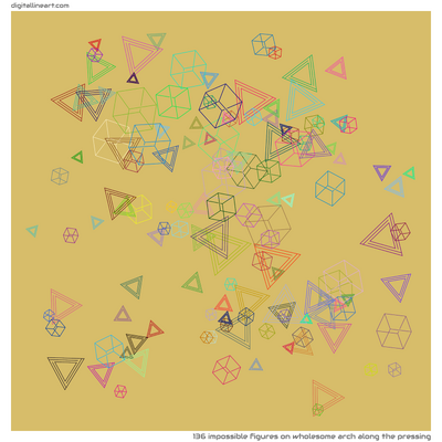Wholesome Arch along the Pressing — 136 impossible figures
