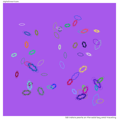 The Solid Bay amid Traveling — 50 indra's pearls
