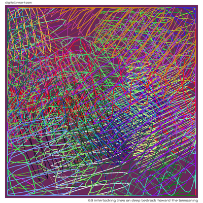 69 Interlocking Lines in Deep Bedrock toward the Bemoaning