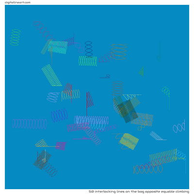 The Bog opposite Equable Climbing — 50 interlocking lines