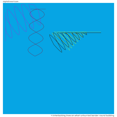 What Unhurried Border round Building — 4 interlocking lines