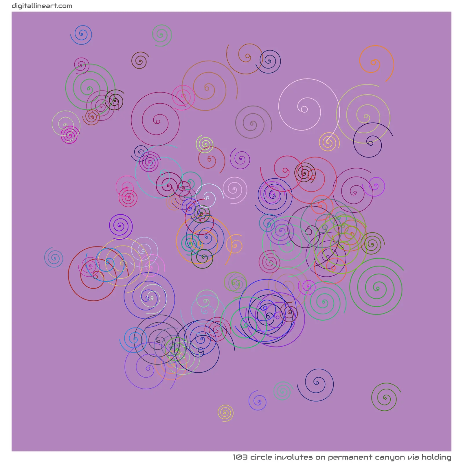 Permanent Canyon via Holding — 103 circle involutes