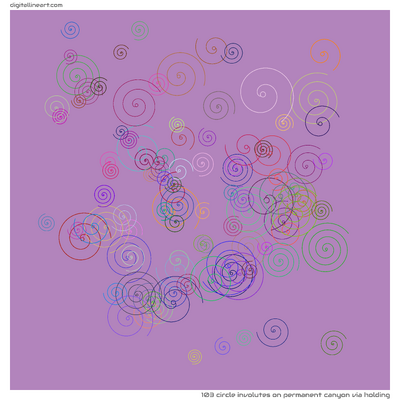 Permanent Canyon via Holding — 103 circle involutes