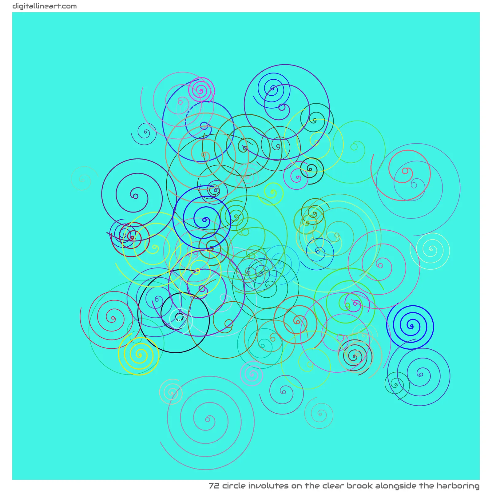 The Clear Brook alongside the Harboring — 72 circle involutes