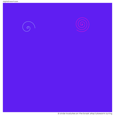 The Brook atop Lukewarm Curing — 2 circle involutes