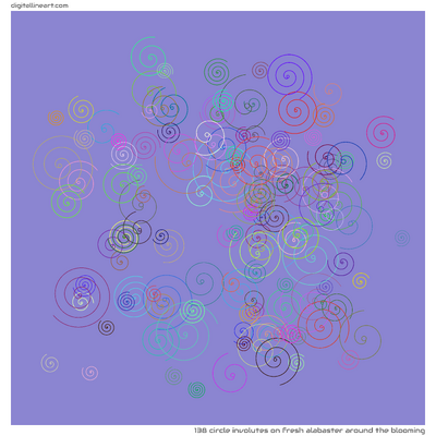 Fresh Alabaster Around the Blooming — 138 circle involutes