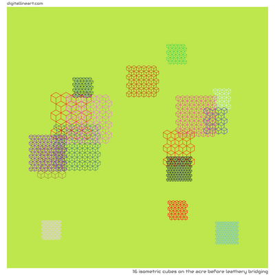 The Acre before Leathery Bridging — 16 isometric cubes