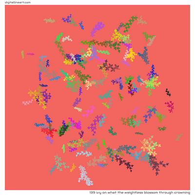 What the Weightless Blossom through Crowning — Ivy, 139 elements