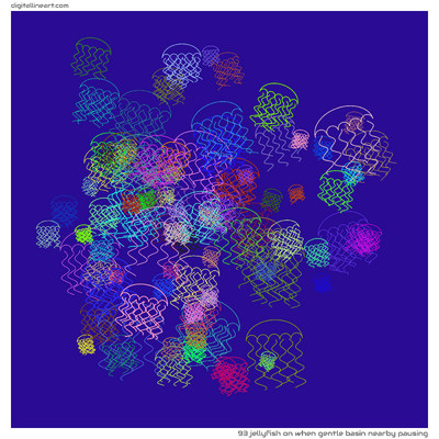 When Gentle Basin nearby Pausing — Jellyfish, 93 elements