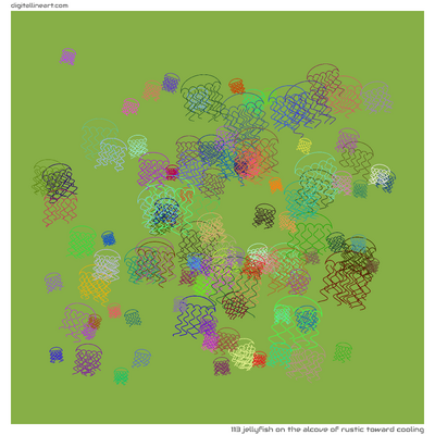 The Alcove of Rustic toward Cooling — Jellyfish, 113 elements