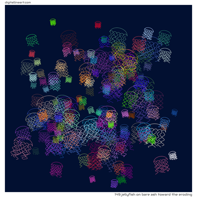 Bare Ash toward the Eroding — Jellyfish, 149 elements