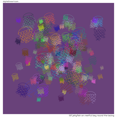 Restful Bay round the Lacing — Jellyfish, 137 elements