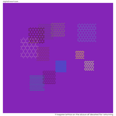 The Alcove of Devoted for Returning — Kagome Lattice, 11 elements