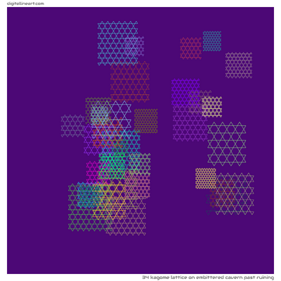 Embittered Cavern past Ruining — Kagome Lattice, 34 elements
